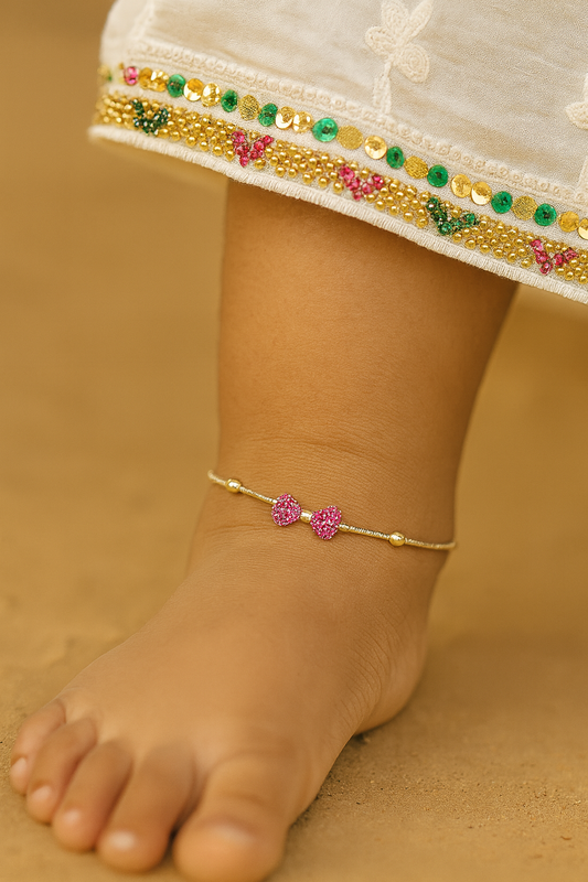 Blossom Bow Anklet