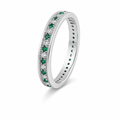 Sapphire Slim Band Ring