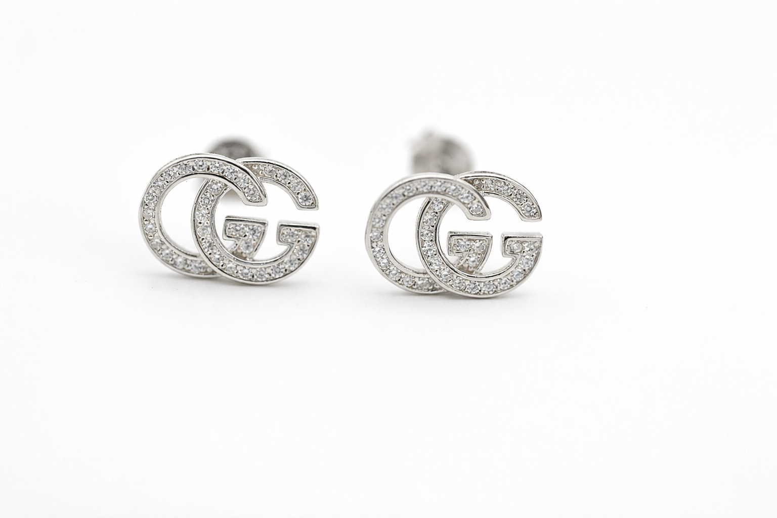 Brand inspired G Zirconia Stud Earrings