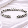 Woven Rope Open Cuff Bracelet for Men