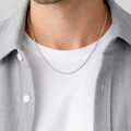 Textured Box Chain Necklace