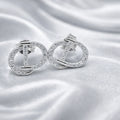 Brand Inspired D Zirconia Stud Earrings - Miora