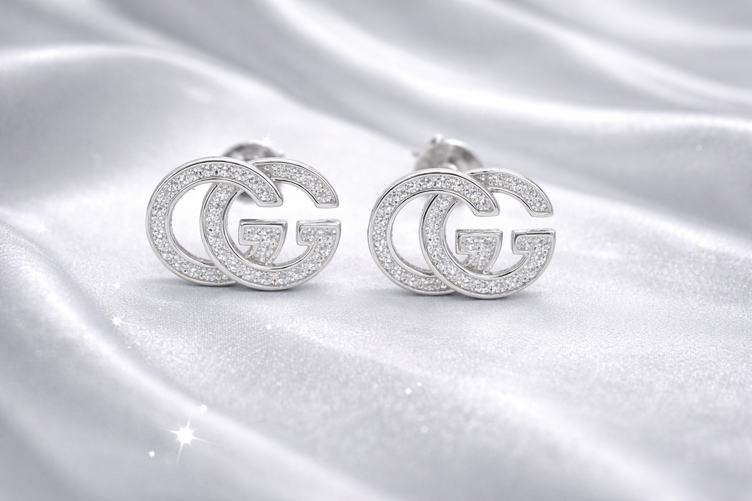 Brand inspired G Zirconia Stud Earrings
