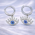 Evil Eye Hoop Earrings - Miora