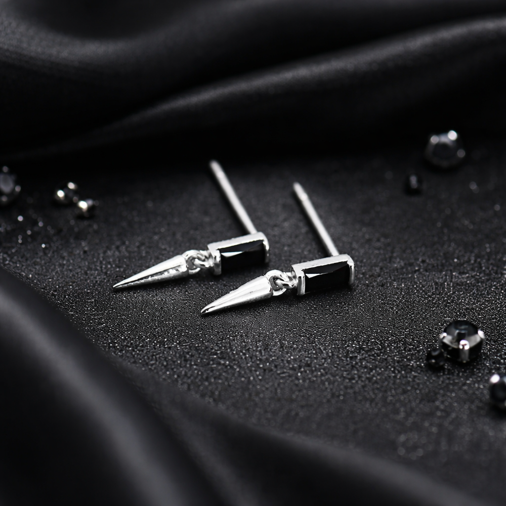 Spike Drop Earrings | Gold & Silver Variants