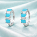 Blue Zircon Baali Earrings - Miora