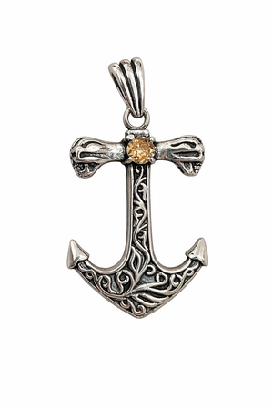 Anchor Cross Pendant - Miora