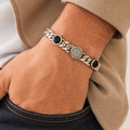 Black Stone Chain Bracelet - Miora