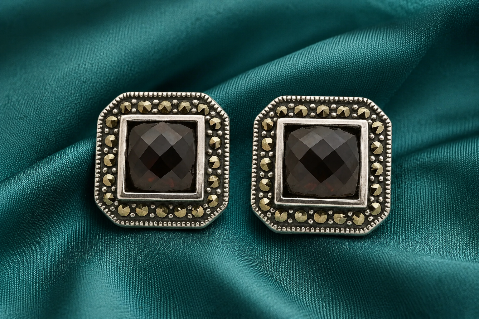 Smoky Quartz Cufflinks