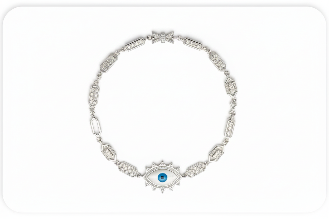 Blue Evil Eye Bracelet