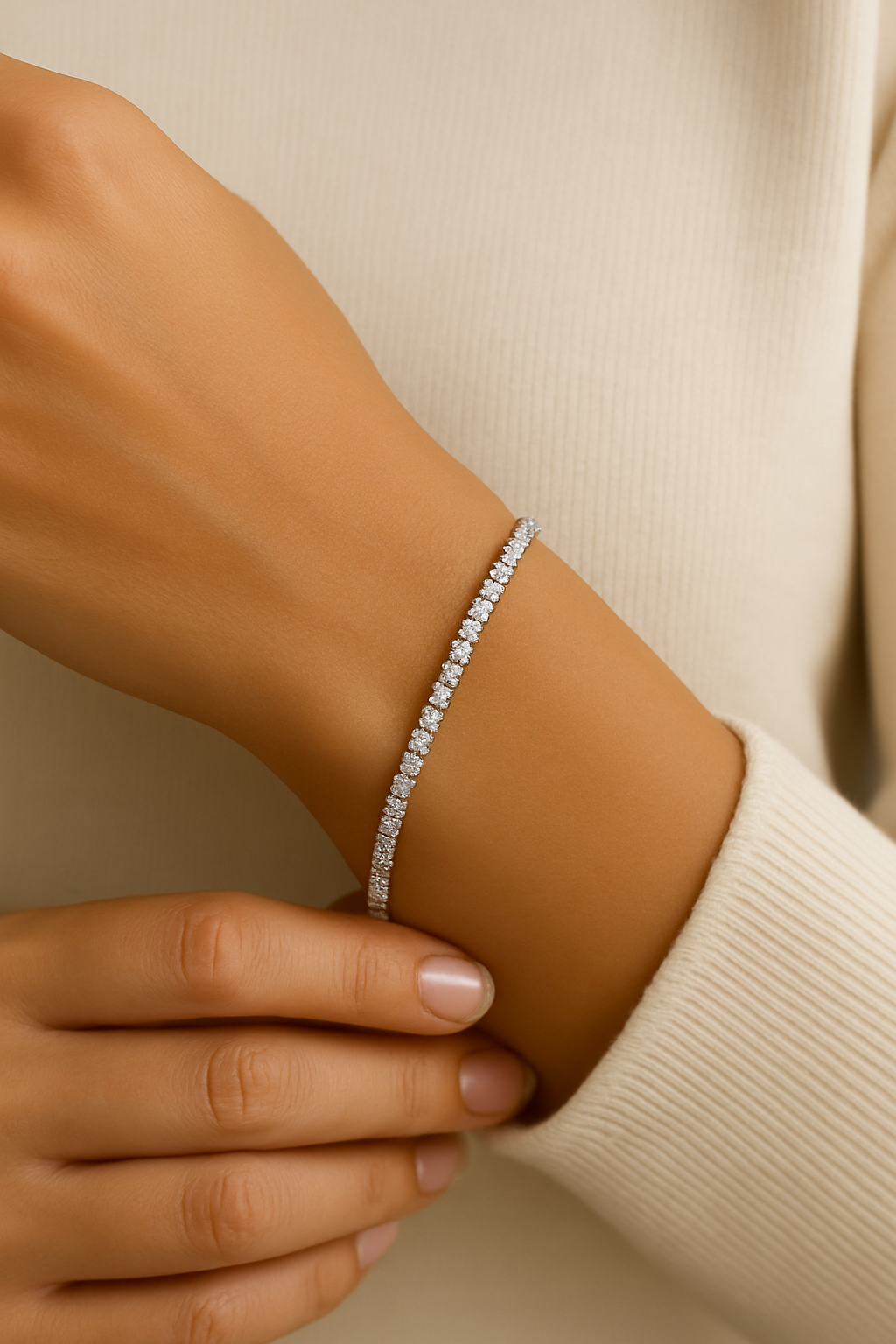 Classic Tennis Chain Bracelet