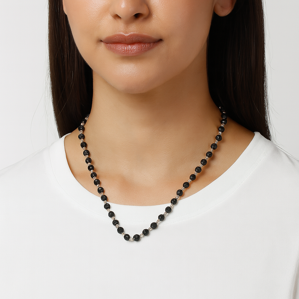 Black Bead Chain
