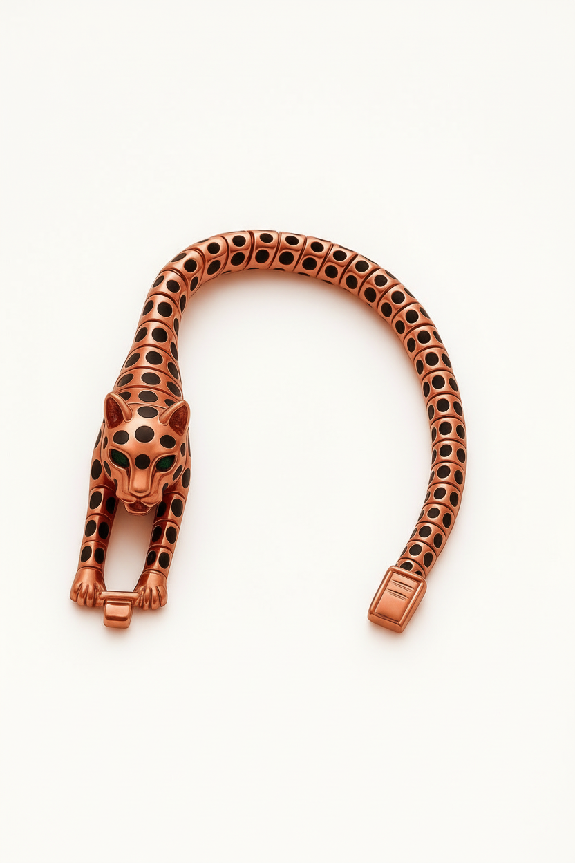 Jaguar Bracelet for Men | Gold & Rose Gold Finish