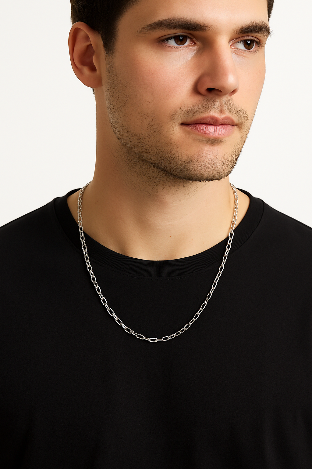 Elongated Link Chain