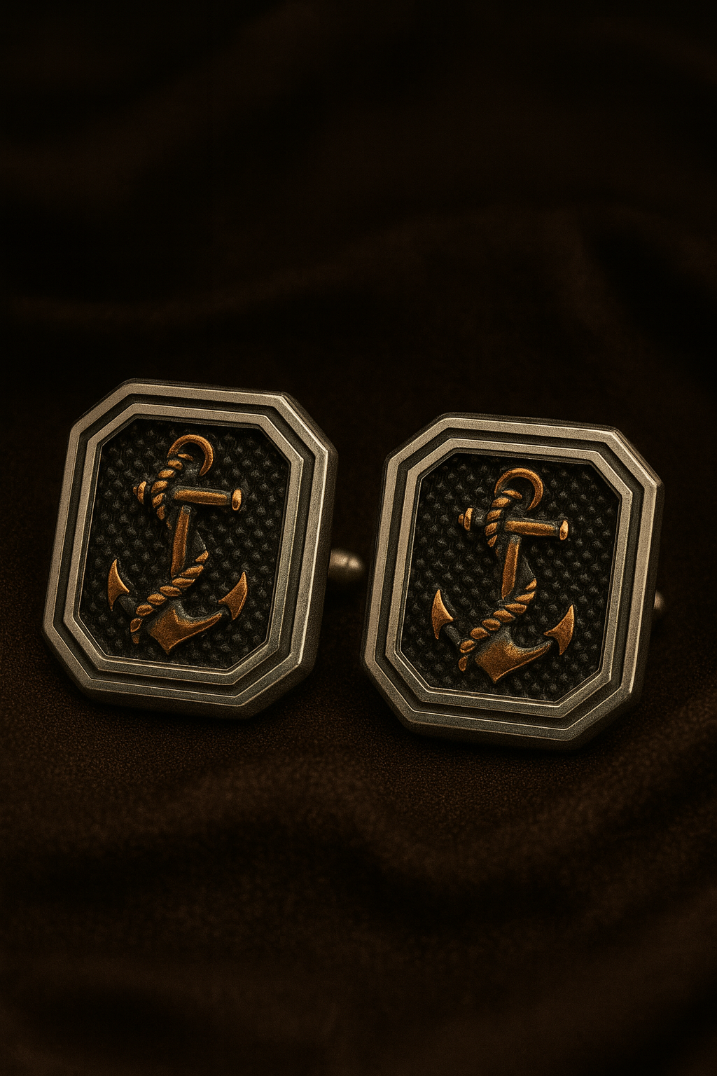 Anchor Rope Cufflinks