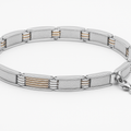 “Men’s Two-Tone Link Bracelet