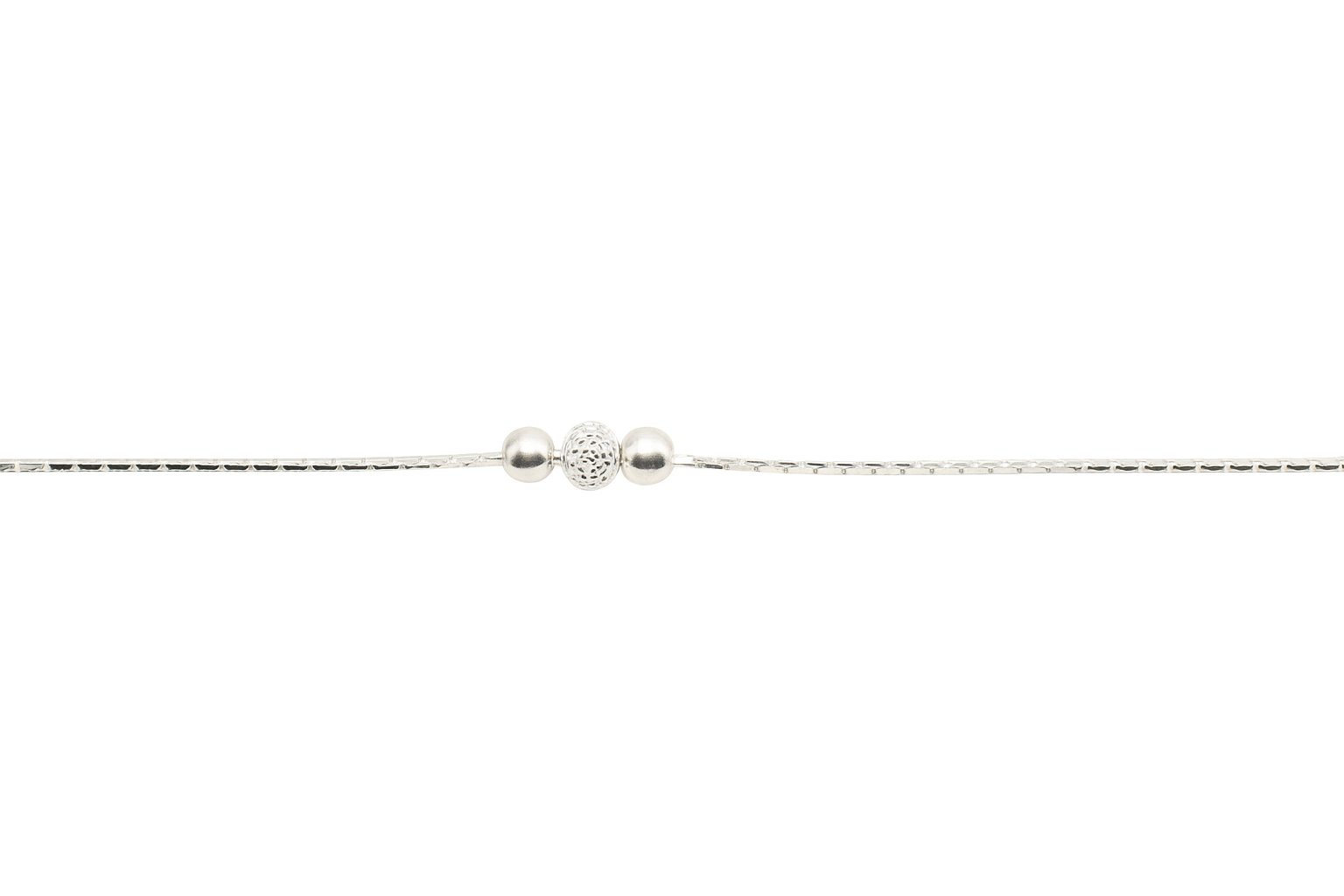 Womens Elegant Anklet with Beaded Detailing