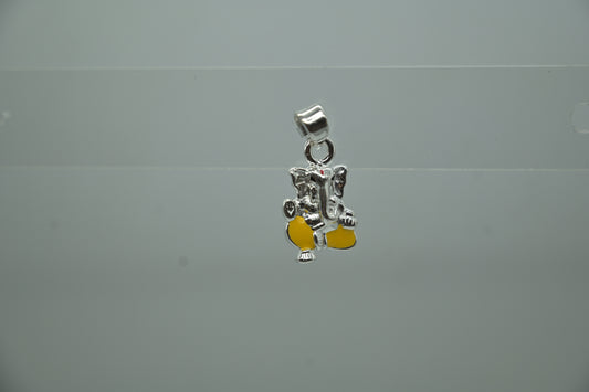 Sterling Silver Lord Ganesha Pendant Charm