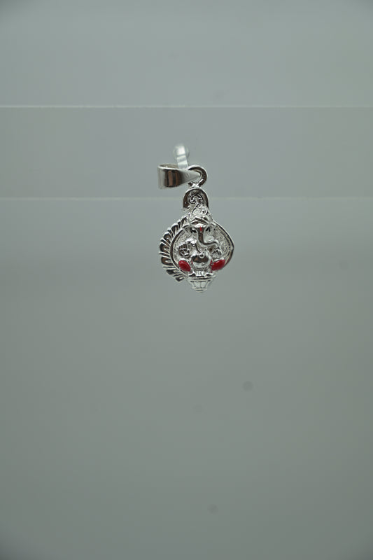 Sterling Silver Lord Ganesha Pendant Charm