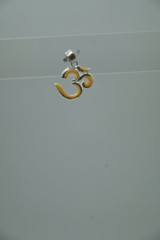Sterling Silver Om Pendant