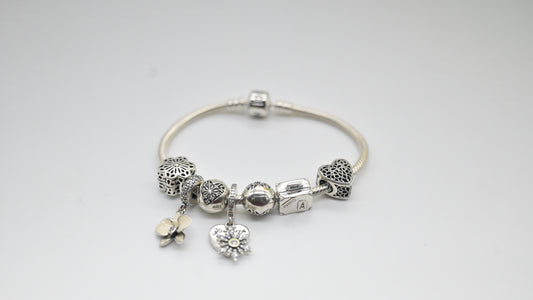 Sterling Silver Charm Bracelet