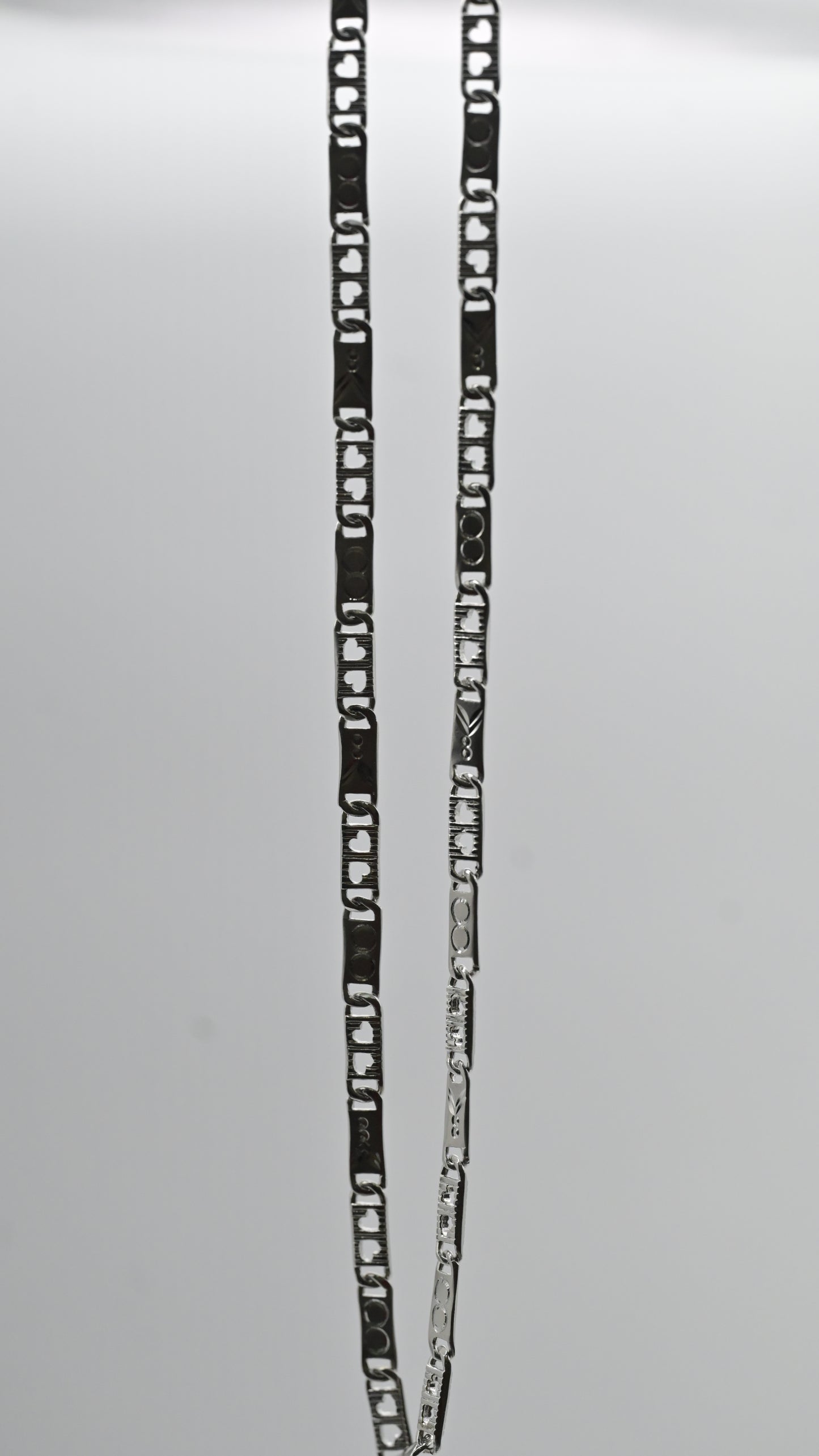 Sterling Silver Designer Box Link Chain