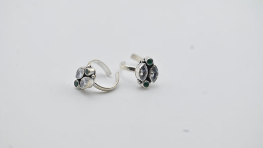 Sterling Silver Adjustable Toe Rings