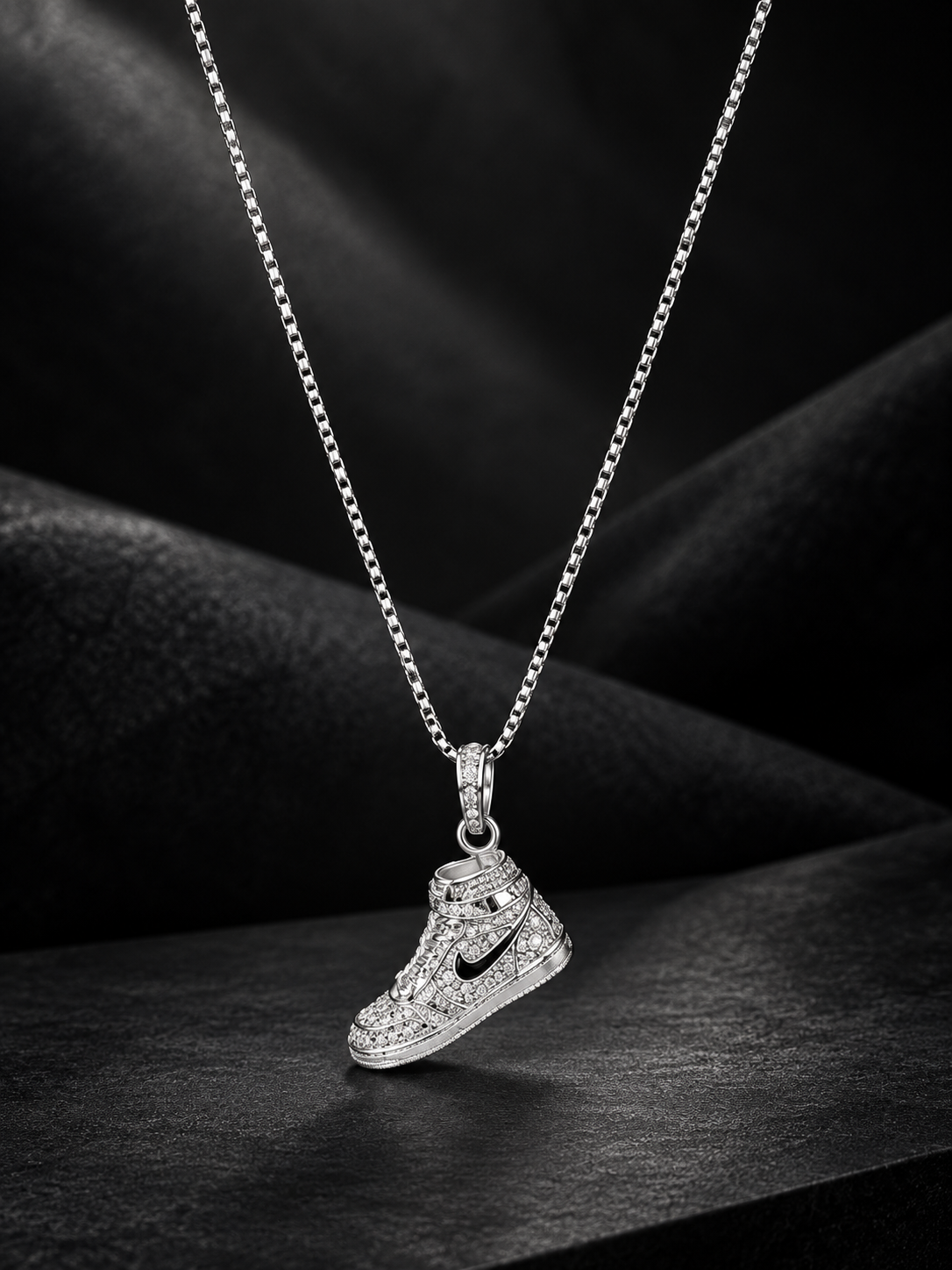 Shoe Zirconia Necklace