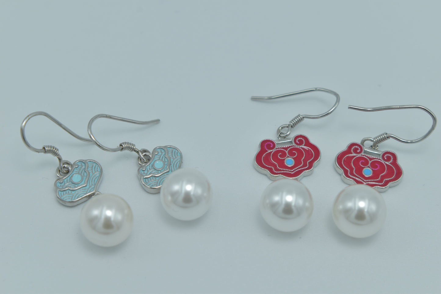 Oriental Pearl Drop Earrings