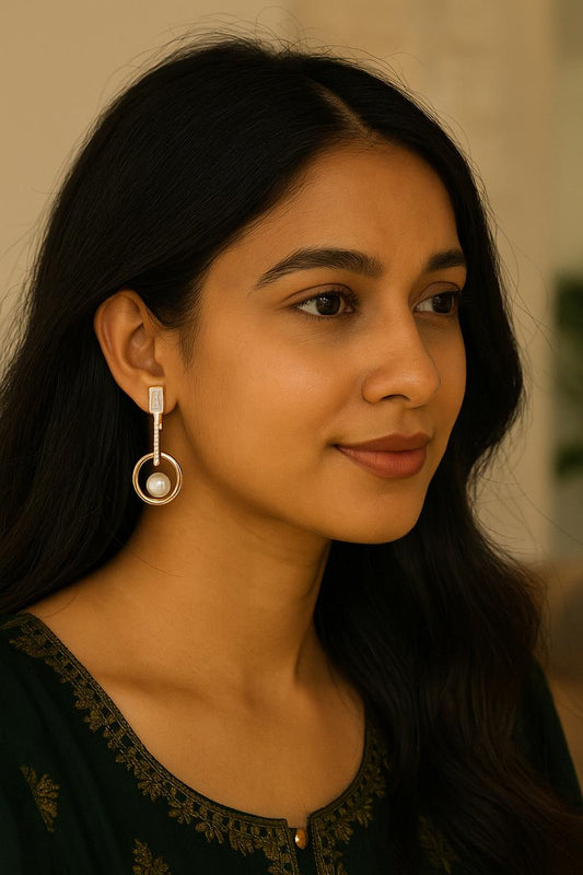 Rose Gold Dangler