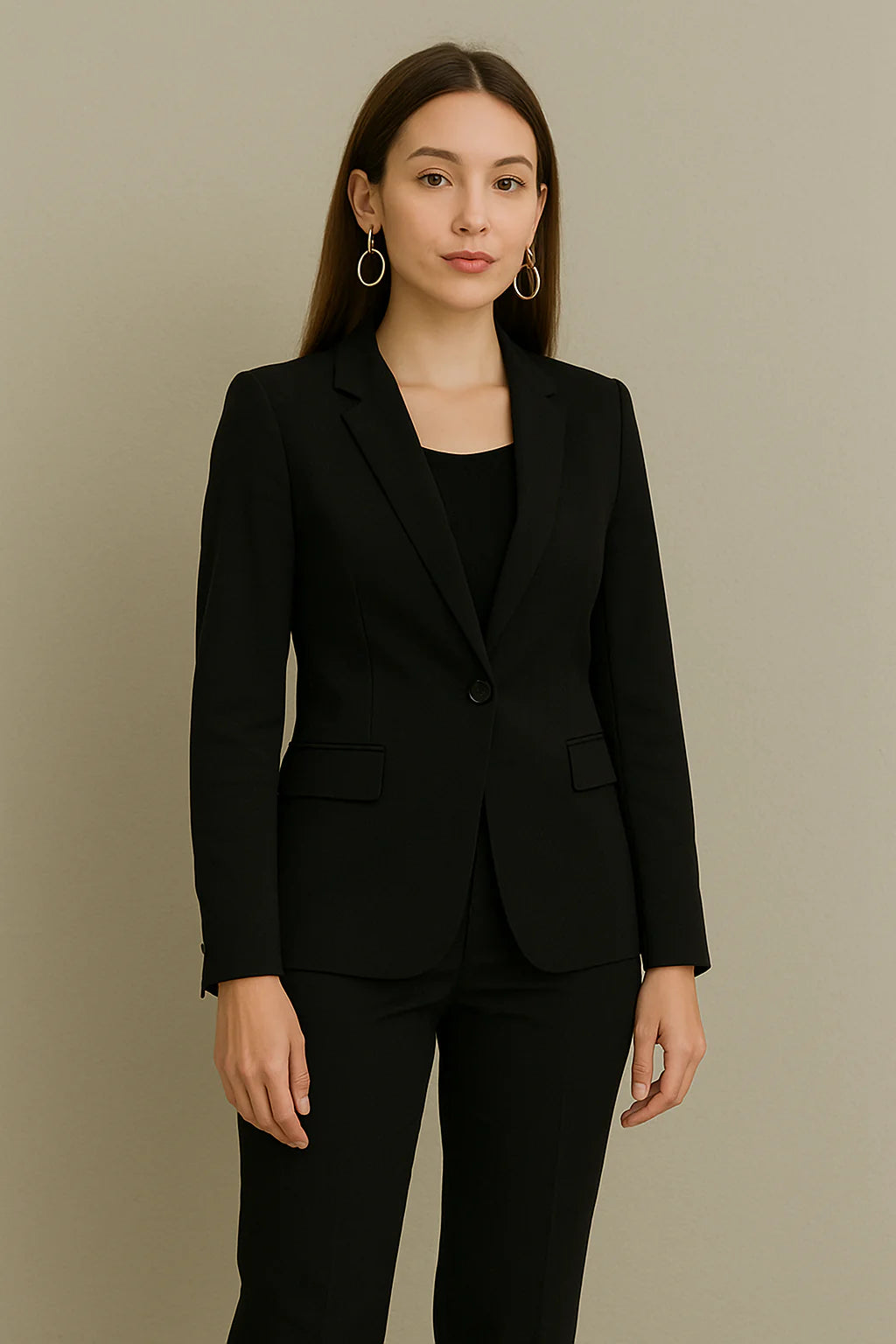 Rose Gold Plated Twisted Hoop Earrings