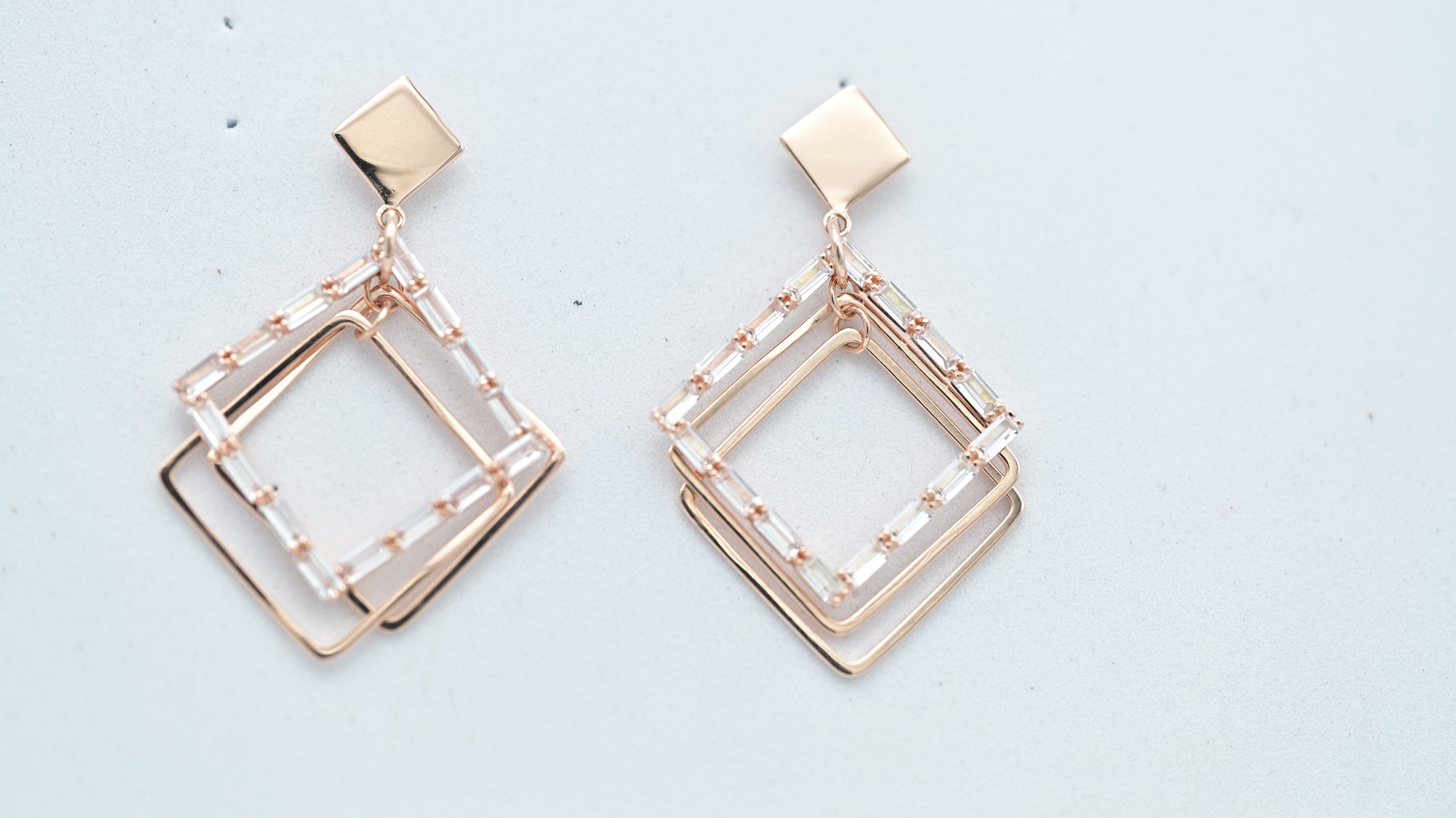 Square Hoop Earrings