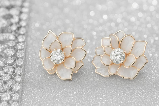Lotus Flower Earrings