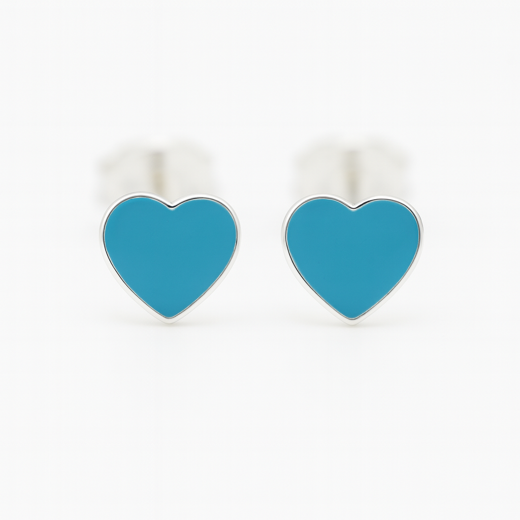 Heart Stud Earrings