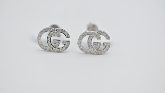 Kids Teenagers Gucci inspired Zirconia Stud Earrings