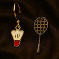 Mismatched Badminton Stud Earrings - Miora