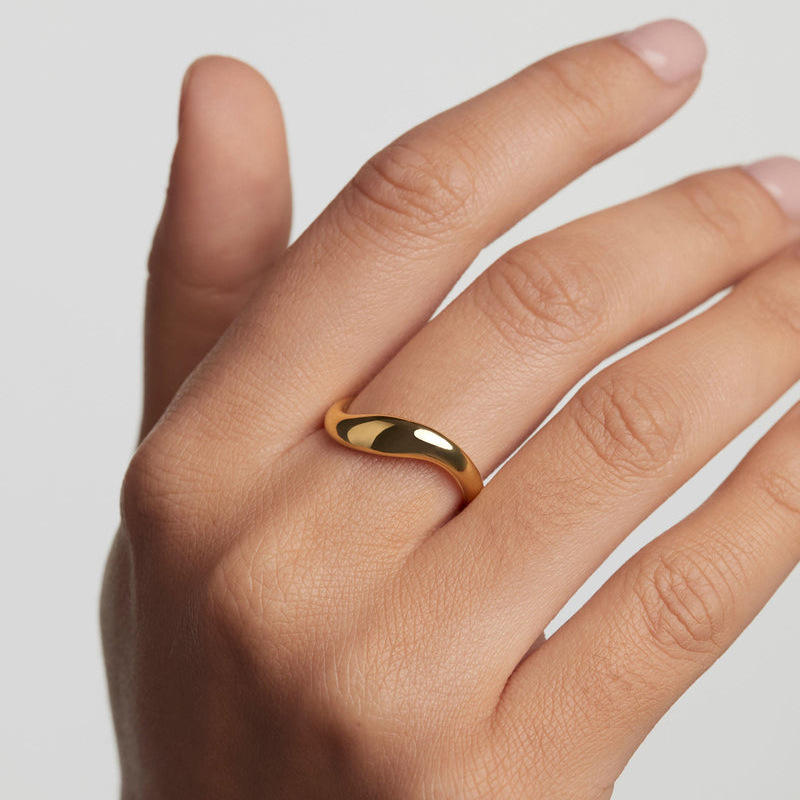 Wave Statement Ring