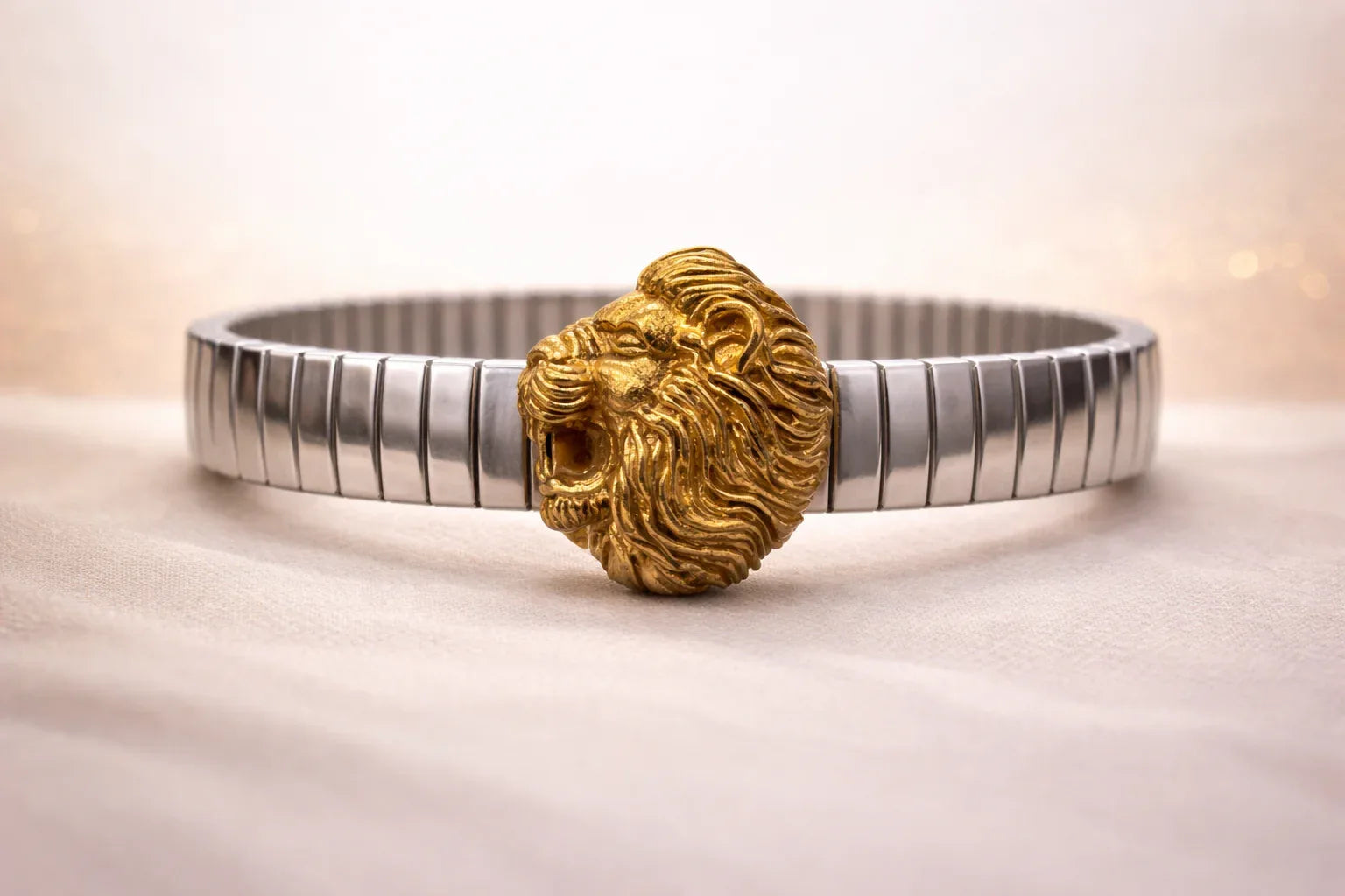 Imperial Lion Ceramic Adjustable Bracelet - Miora