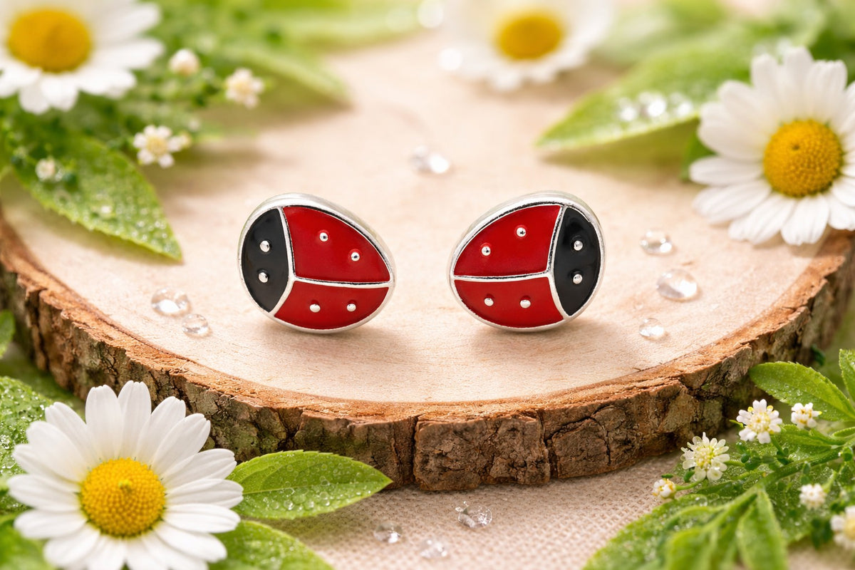 Red Beetle Studs