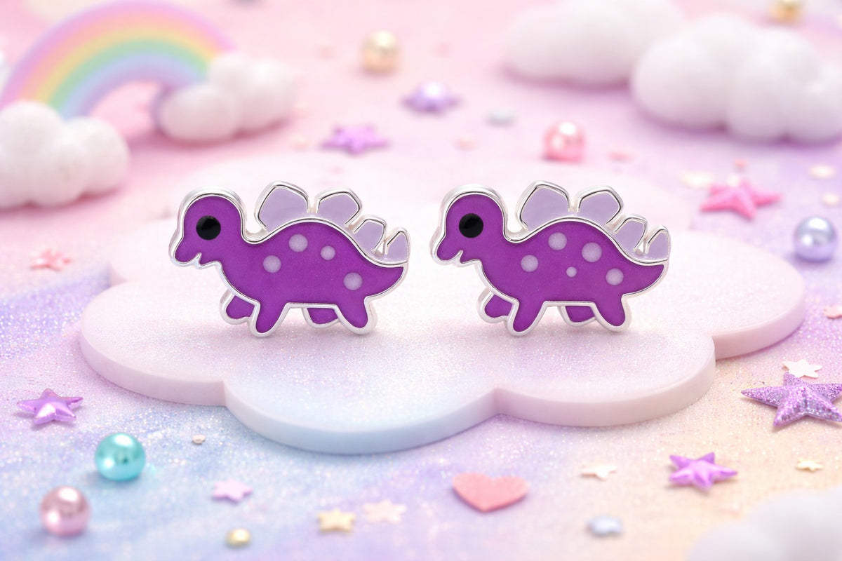 Purple Dragon Studs