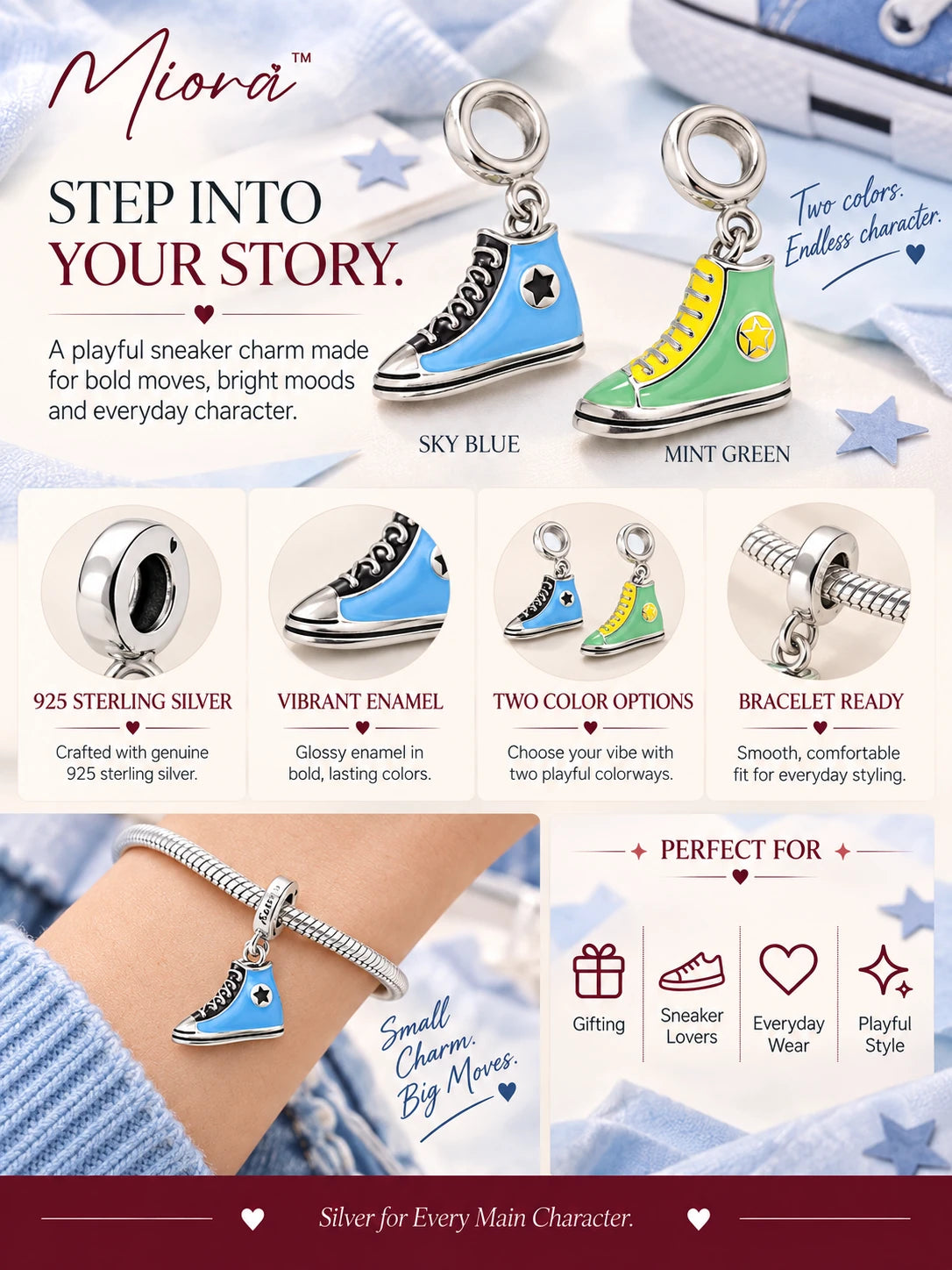 Sneaker Charm A+ content