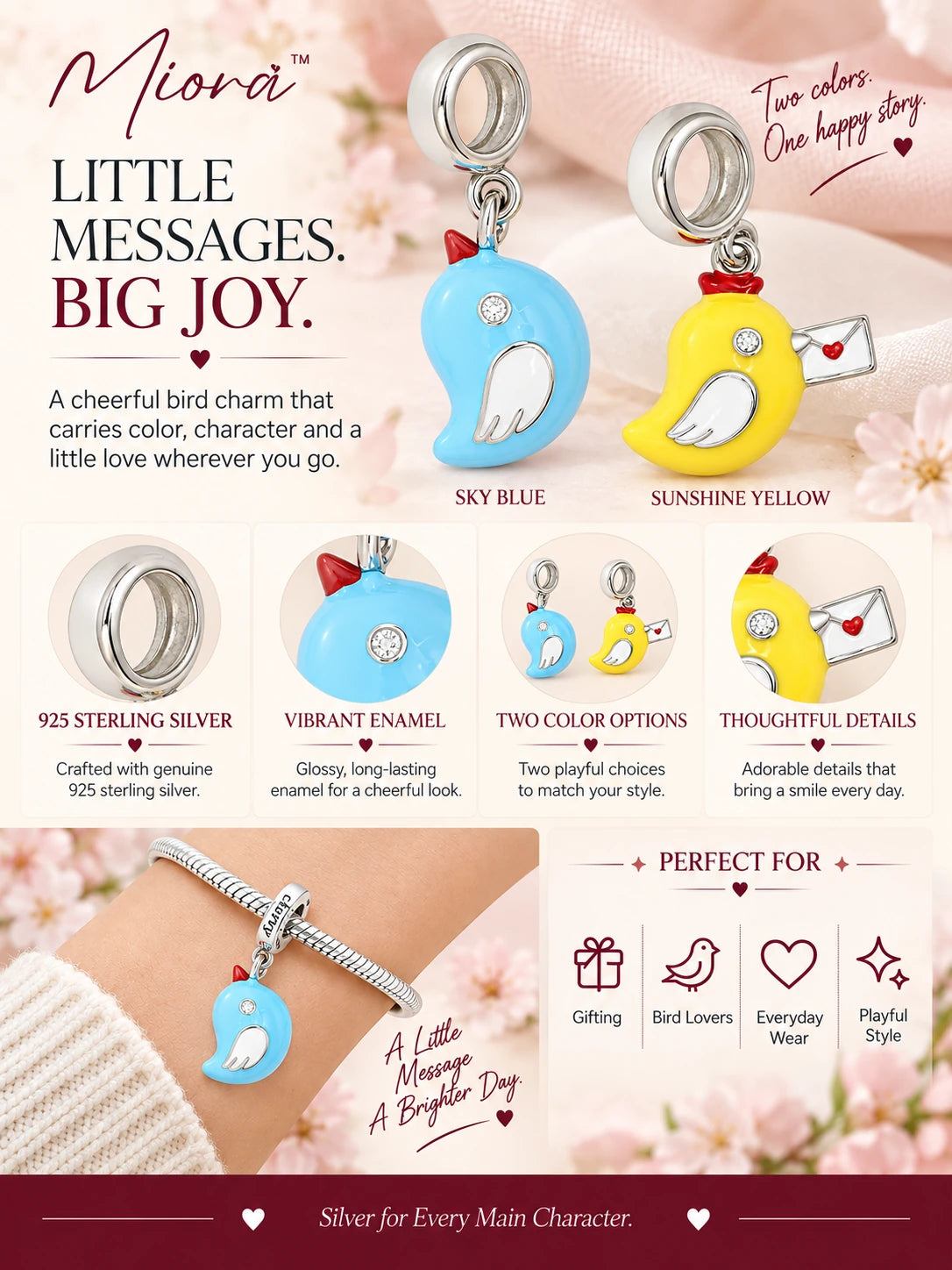 Bird Charm A+ content