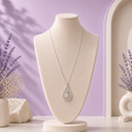 Teardrop Halo Necklace