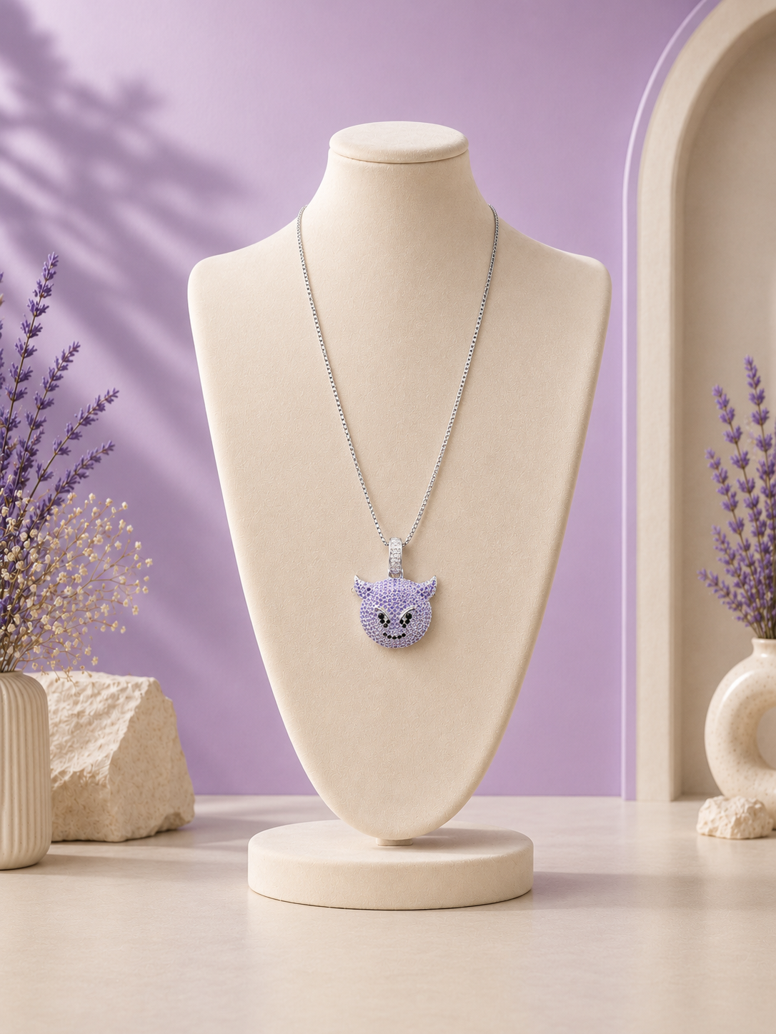 Kids Pendant Necklace | Car, Money Bag, Hamsa & Devil Face Designs