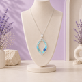 Sky Blue Gemstone Necklace