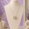 Triple Ring Pendant Necklace