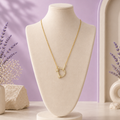 Gold Plated D-Link Necklace