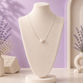 Minimal Pearl Bead Necklace