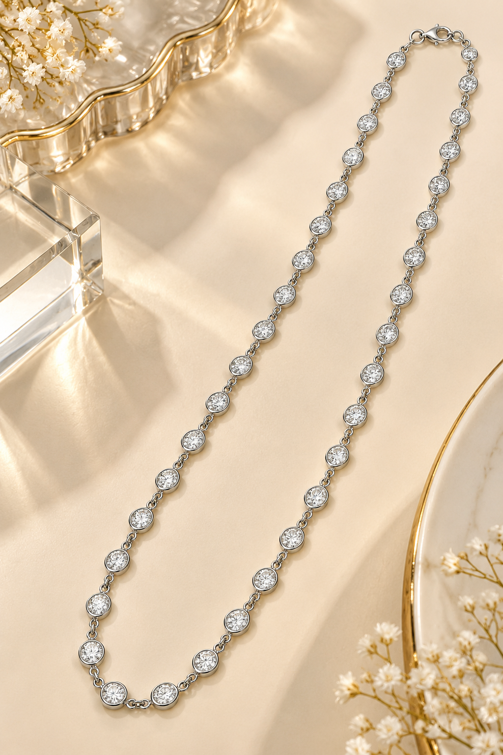 Clara Zirconia Anklet