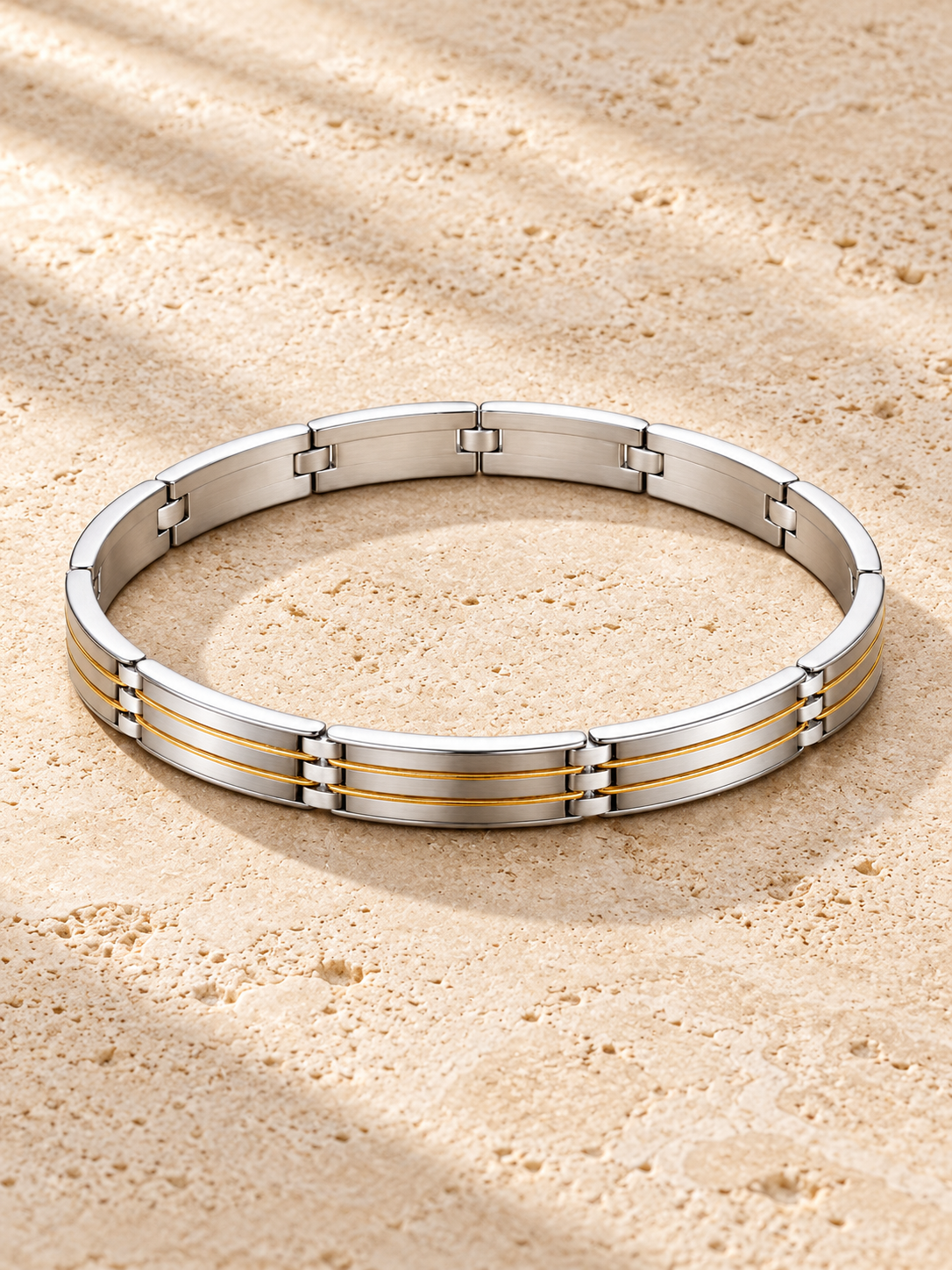 Dual-Tone Link Bracelet